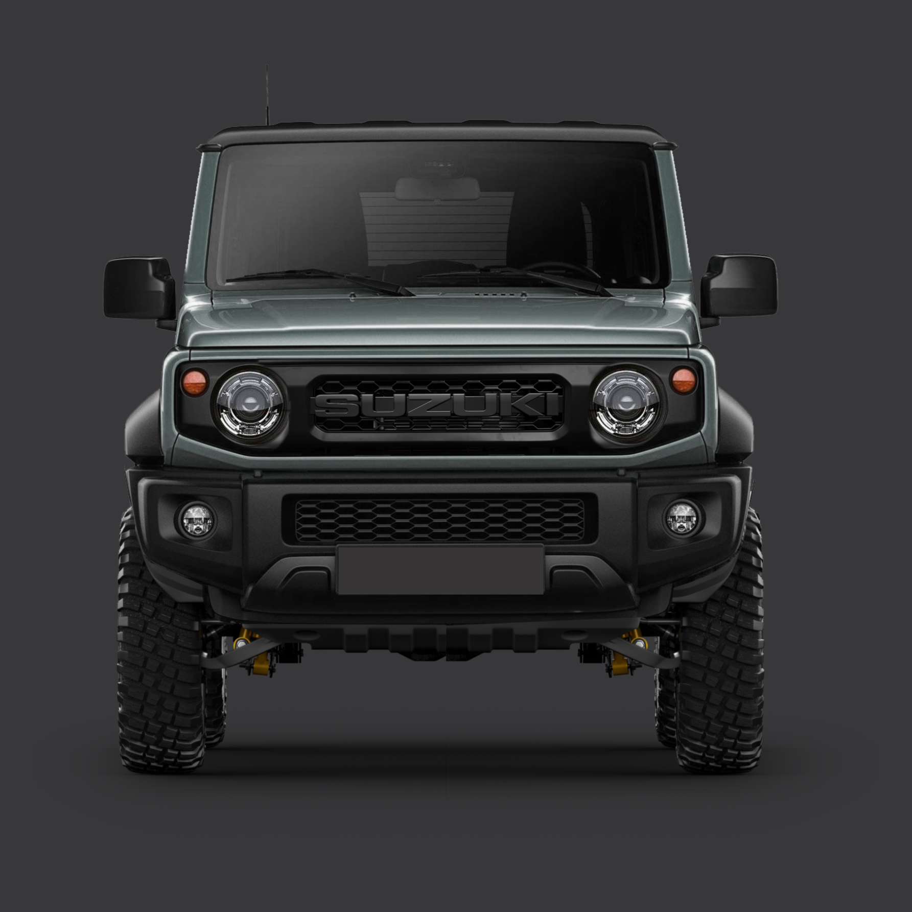 ROAMING HORIZONS Tactical Suzuki Upper Grille Badge (Jimny Models 2018-Current XL 5-Door, GLX & Lite 3-Door)