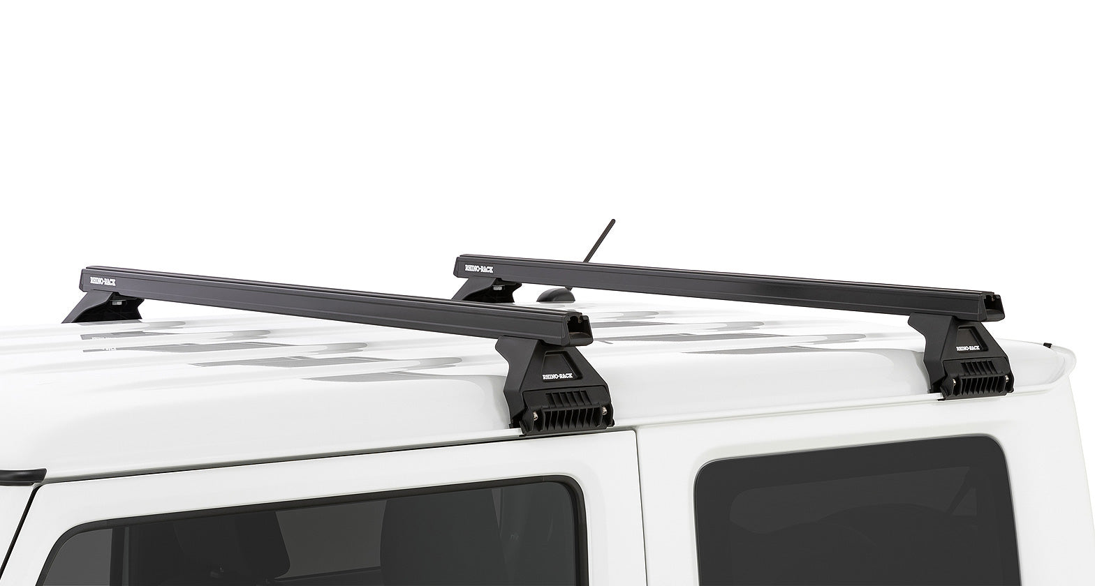 RHINO-RACK Heavy Duty RL Series Cross Bar System - Black (Jimny Models 2018-Current XL 5-Door, GLX & Lite 3-Door)