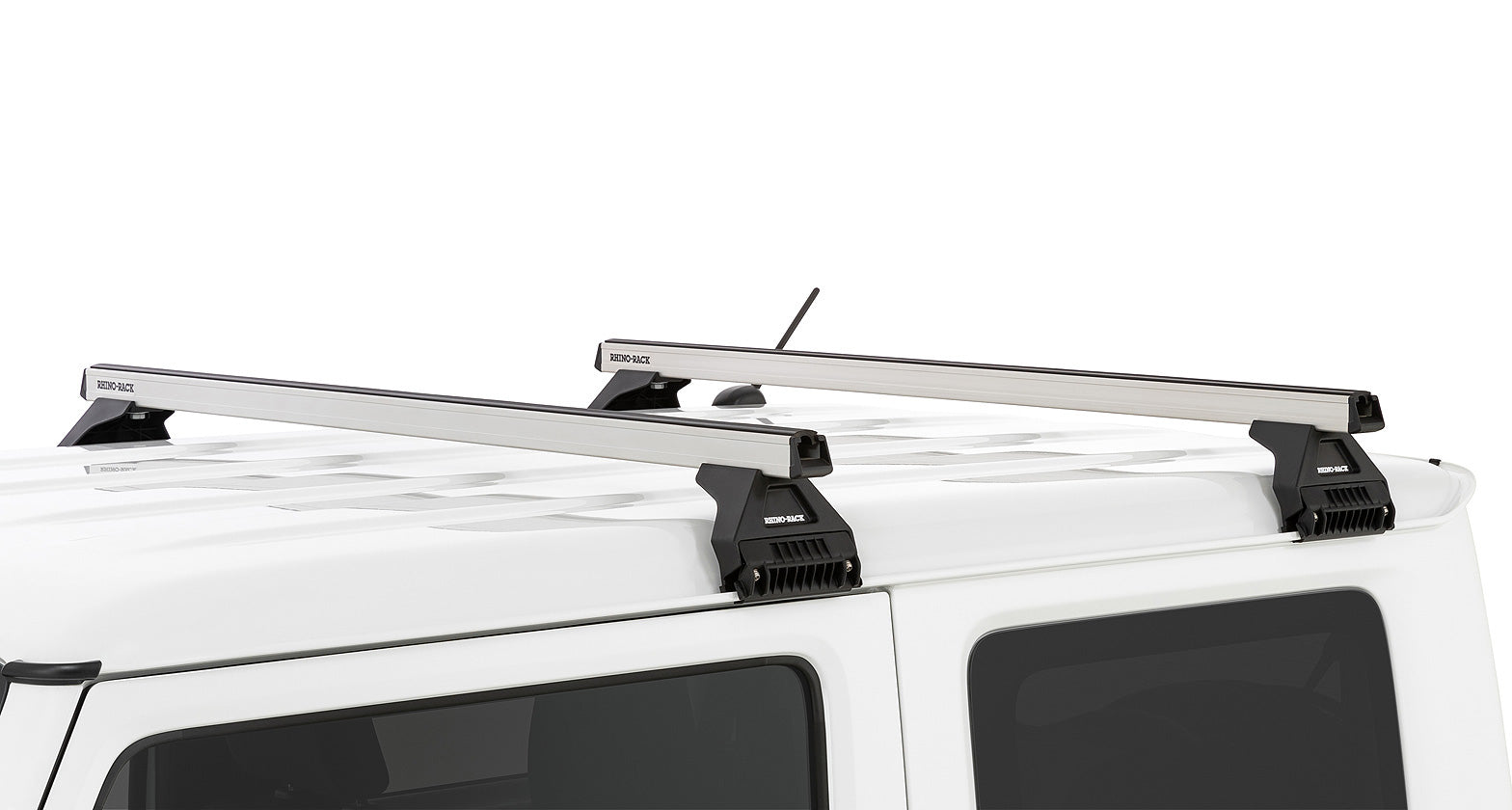 RHINO-RACK Heavy Duty RL Series Cross Bar System - Silver (Jimny Models 2018-Current XL 5-Door, GLX & Lite 3-Door)