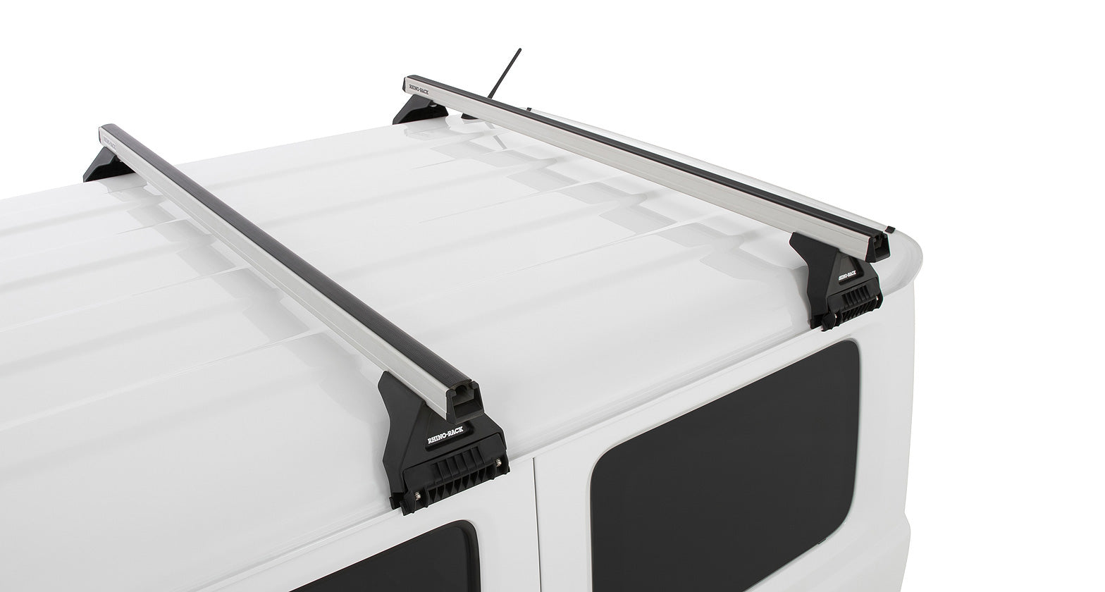 RHINO-RACK Heavy Duty RL Series Cross Bar System - Silver (Jimny Models 2018-Current XL 5-Door, GLX & Lite 3-Door)