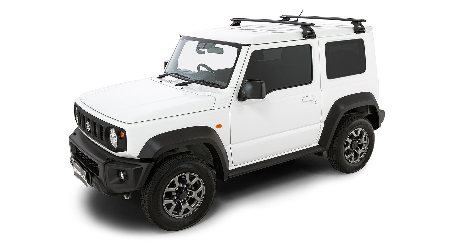 RHINO-RACK Vortex RL Series Roof Cross Bar System - Black (Jimny Models 2018+Current XL 5-Door, GLX & Lite 3-Door)