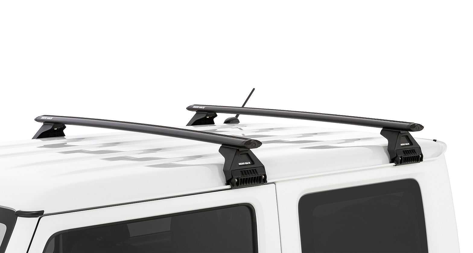 RHINO-RACK Vortex RL Series Roof Cross Bar System - Black (Jimny Models 2018+Current XL 5-Door, GLX & Lite 3-Door)