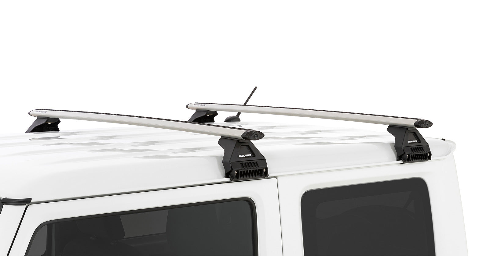 RHINO-RACK Vortex RL Series Roof Cross Bar System - Silver (Jimny Models 2018-Current XL 5-Door, GLX & Lite 3-Door)