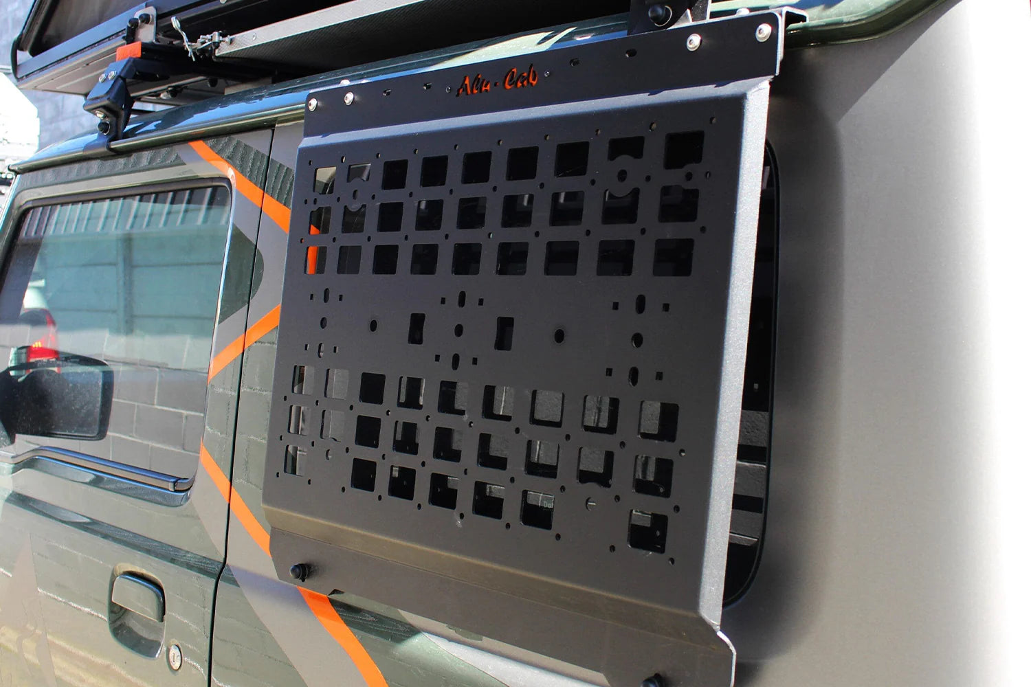 ALU-CAB Exterior Window Molle Panel (Jimny Models 2018-Current XL 5-Door, GLX & Lite 3-Door)