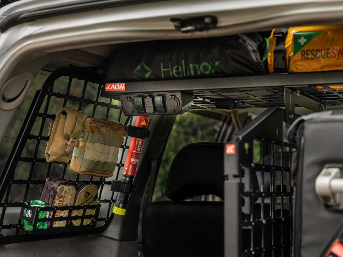 KAON 5-Bay 12V Electrical Console (Jimny Models 2018-Current XL 5-Door, GLX & Lite 3-Door)