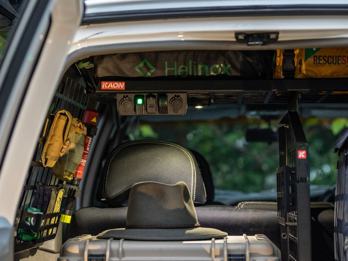 KAON 5-Bay 12V Electrical Console (Jimny Models 2018-Current XL 5-Door, GLX & Lite 3-Door)