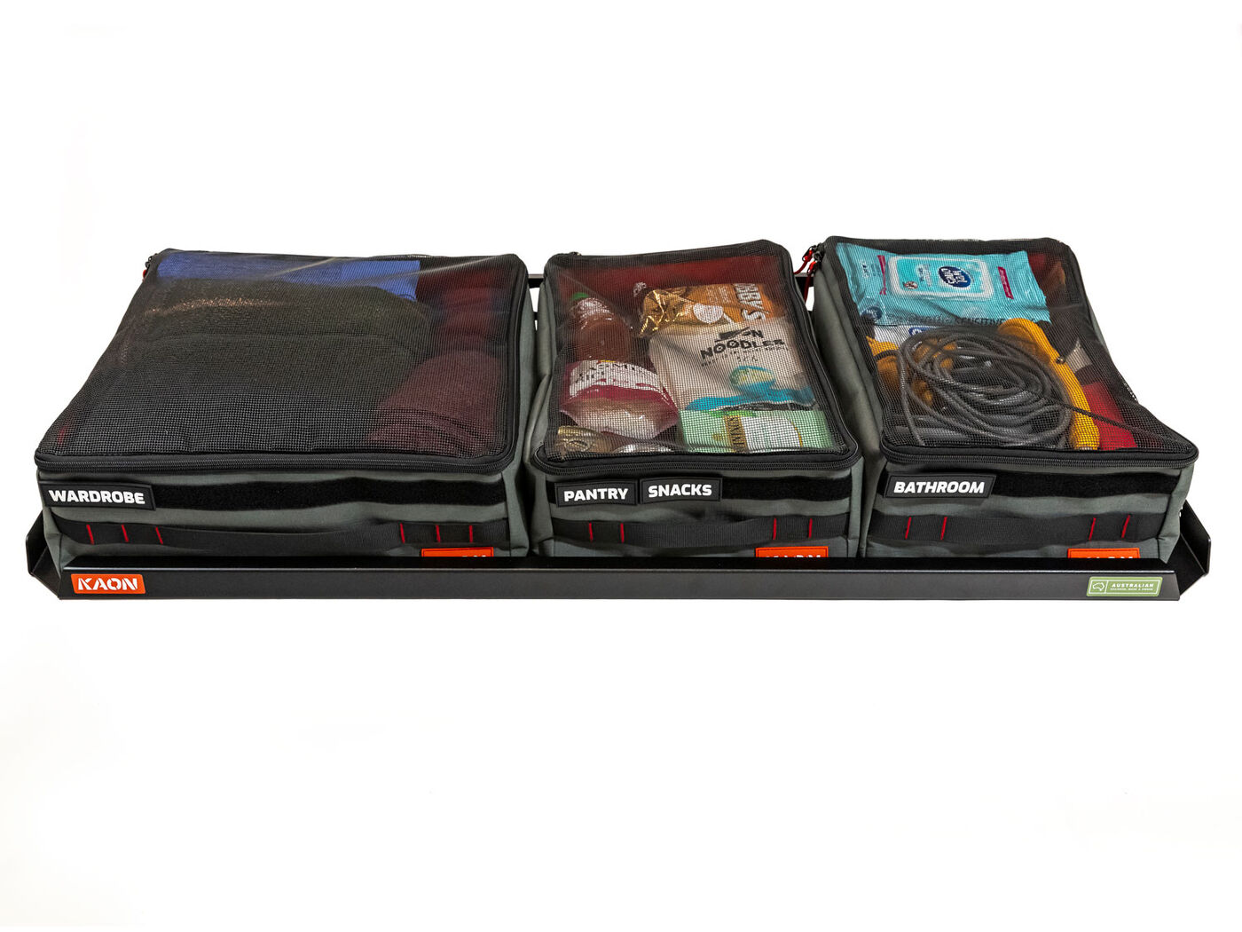 KAON Shelf Sorter Storage Bags Bundle (Jimny Models 2018-Current XL 5-Door, GLX & Lite 3-Door)