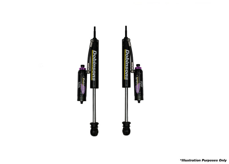 DOBINSONS 75mm Monotube Remote Reservoir Shock Suspension Lift Kit - Constant Front Load up to 40kg's (Jimny Models 2018-Current GLX & Lite 3-Door)