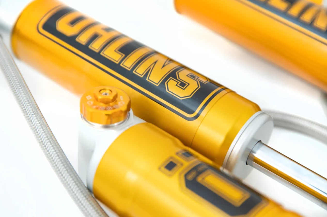 OHLINS STX46 Adventure Remote Reservoir Two-Way Adjustable Damping Shock Absorbers (Jimny Models 2018-Current XL 5-Door, GLX & Lite 3-Door)