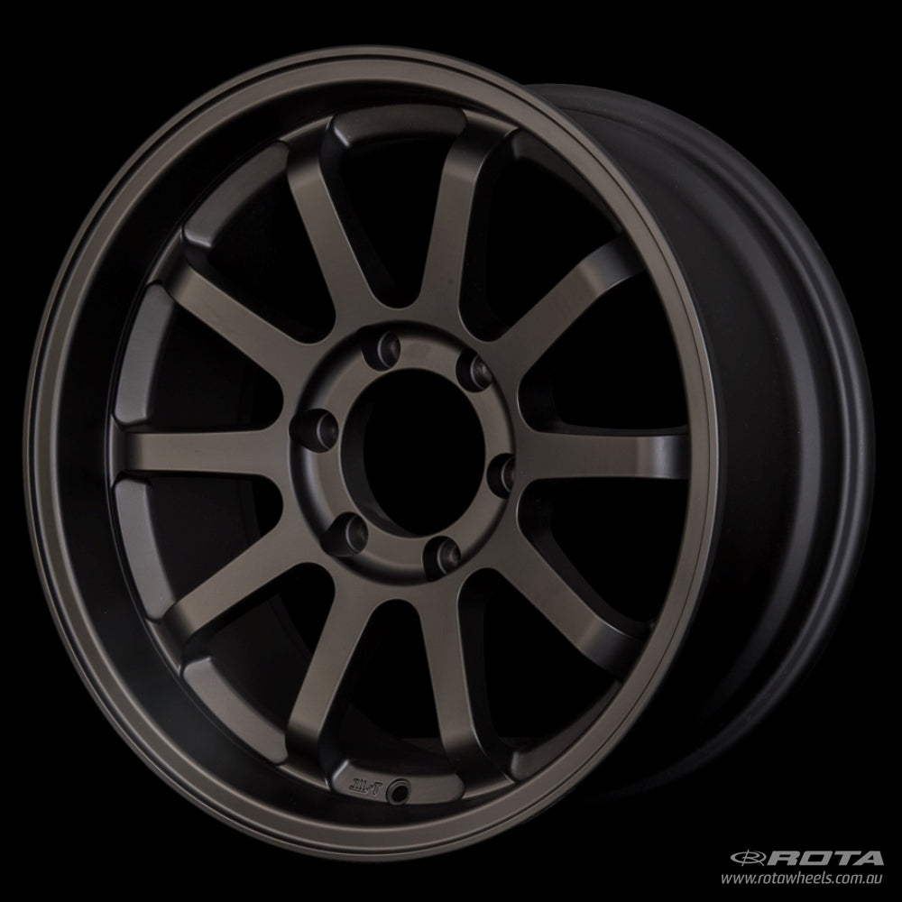 ROTA J-Vee 16x5.5" Matte Black Alloy Wheel *ET-20, 5x139.7 (Jimny Models 2018-Current XL 5-Door, GLX & Lite 3-Door)