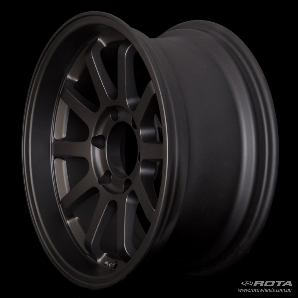 ROTA J-Vee 16x5.5" Matte Black Alloy Wheel *ET-20, 5x139.7 (Jimny Models 2018-Current XL 5-Door, GLX & Lite 3-Door)