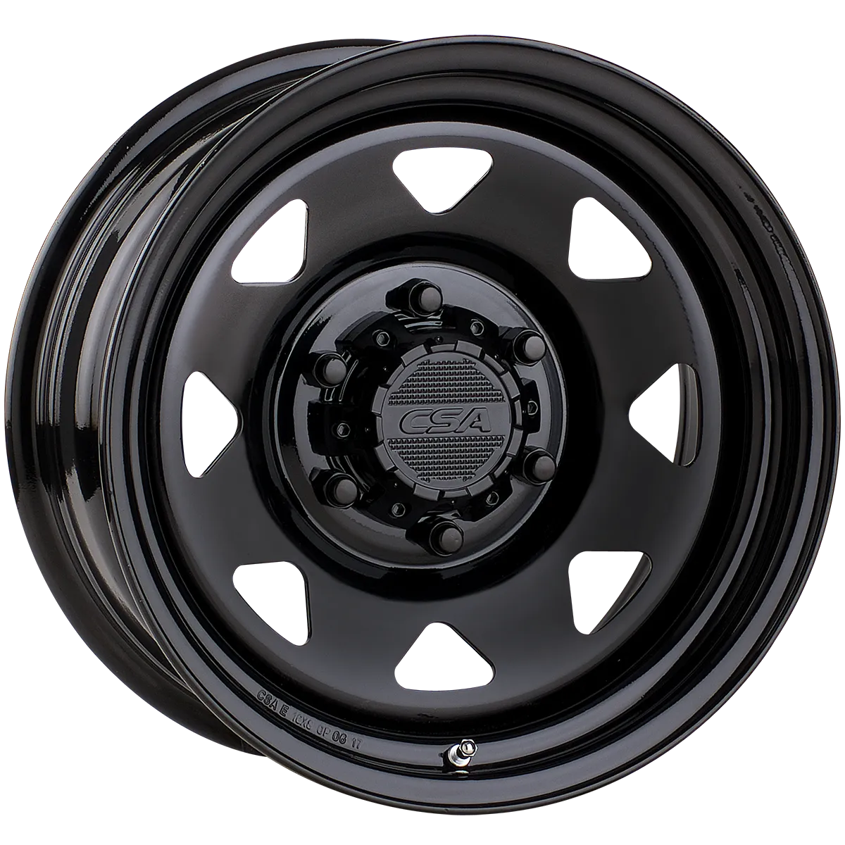 CSA Ranger Black Steel Wheel *15x7" ET-6 (Jimny Models 2018-Current XL 5-Door, GLX & Lite 3-Door)