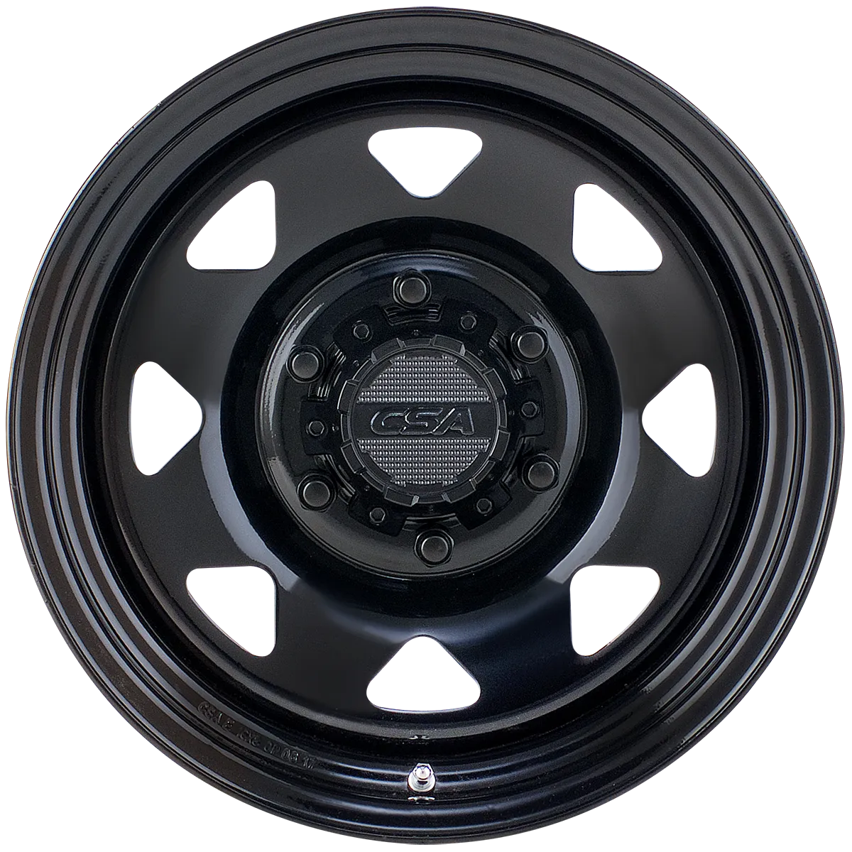 CSA Ranger Black Steel Wheel *15x7" ET-6 (Jimny Models 2018-Current XL 5-Door, GLX & Lite 3-Door)
