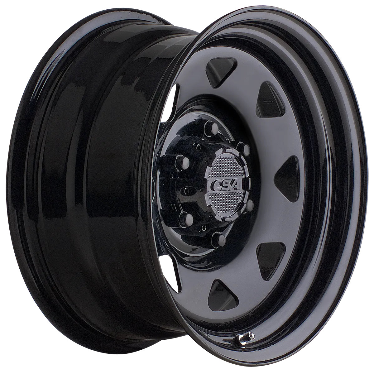 CSA Ranger Black Steel Wheel *15x7" ET-6 (Jimny Models 2018-Current XL 5-Door, GLX & Lite 3-Door)