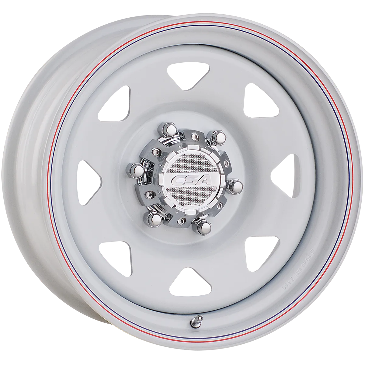 CSA Ranger White Steel Wheel *15x7" ET-6 (Jimny Models 2018-Current XL 5-Door, GLX & Lite 3-Door)