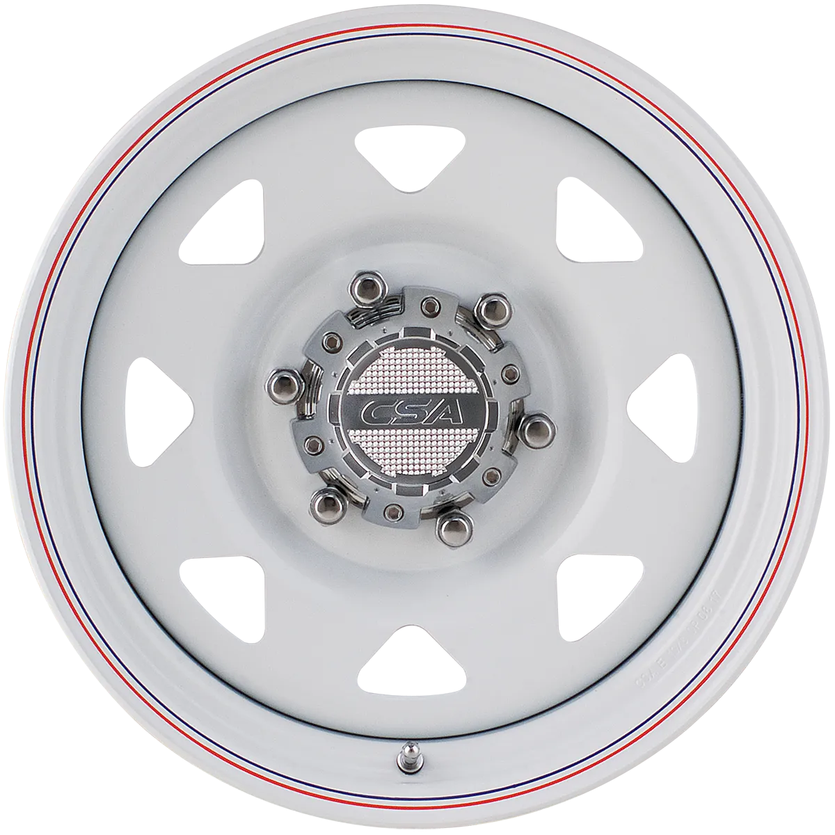 CSA Ranger White Steel Wheel *15x7" ET-6 (Jimny Models 2018-Current XL 5-Door, GLX & Lite 3-Door)