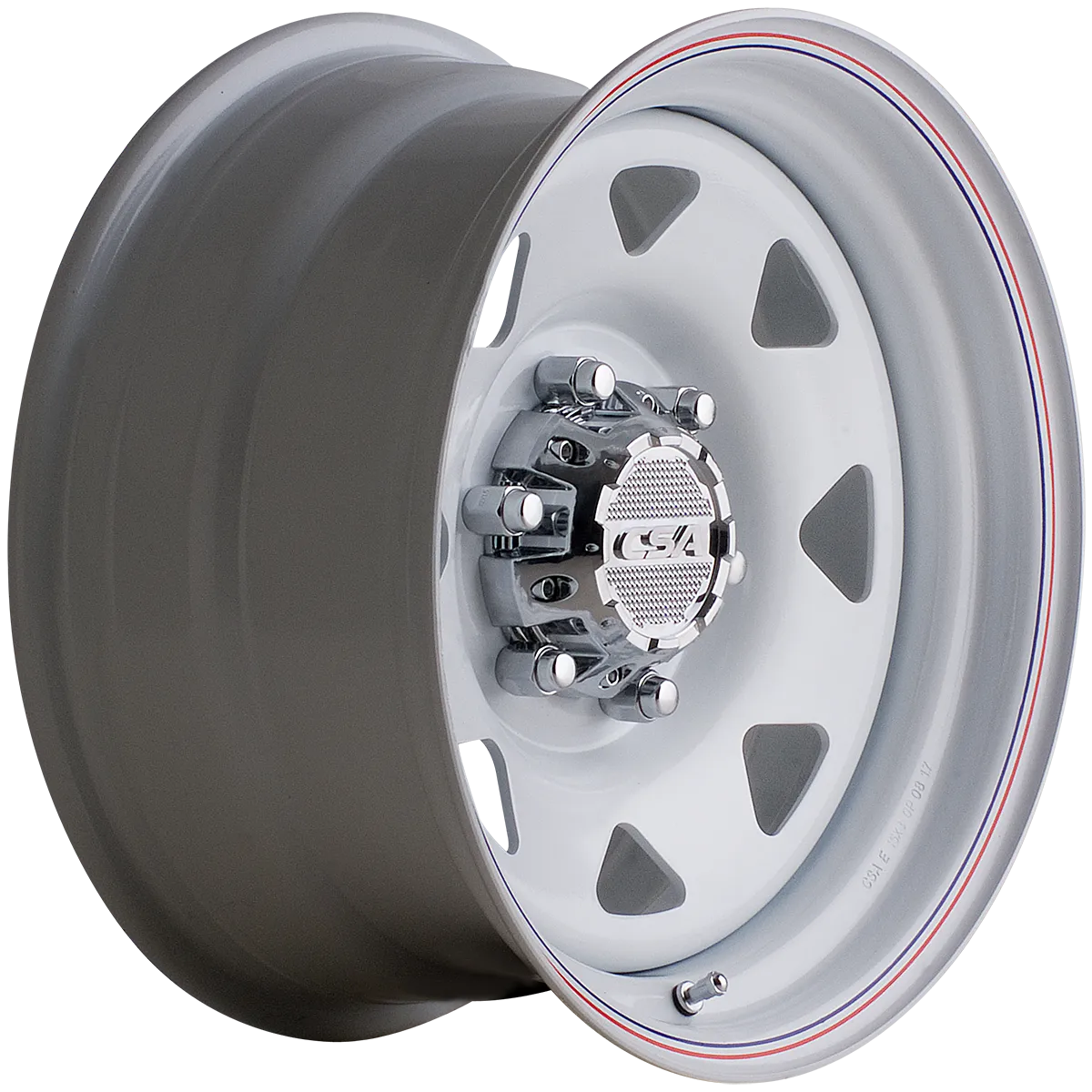 CSA Ranger White Steel Wheel *15x7" ET-6 (Jimny Models 2018-Current XL 5-Door, GLX & Lite 3-Door)