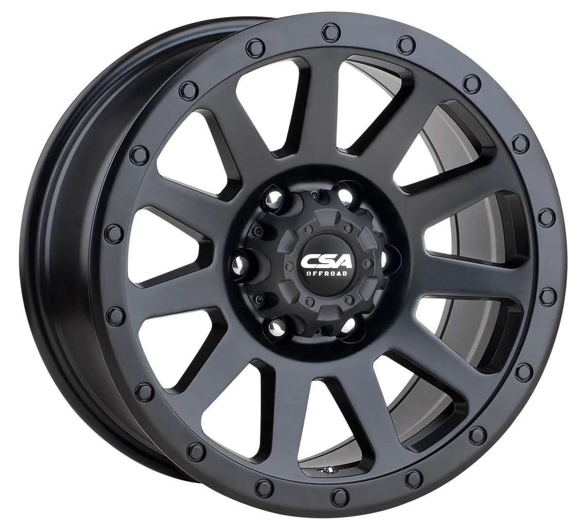 CSA Ridgeline Satin Black Alloy Wheel *15x7" ET0 (Jimny Models 2018-Current XL 5-Door, GLX & Lite 3-Door)