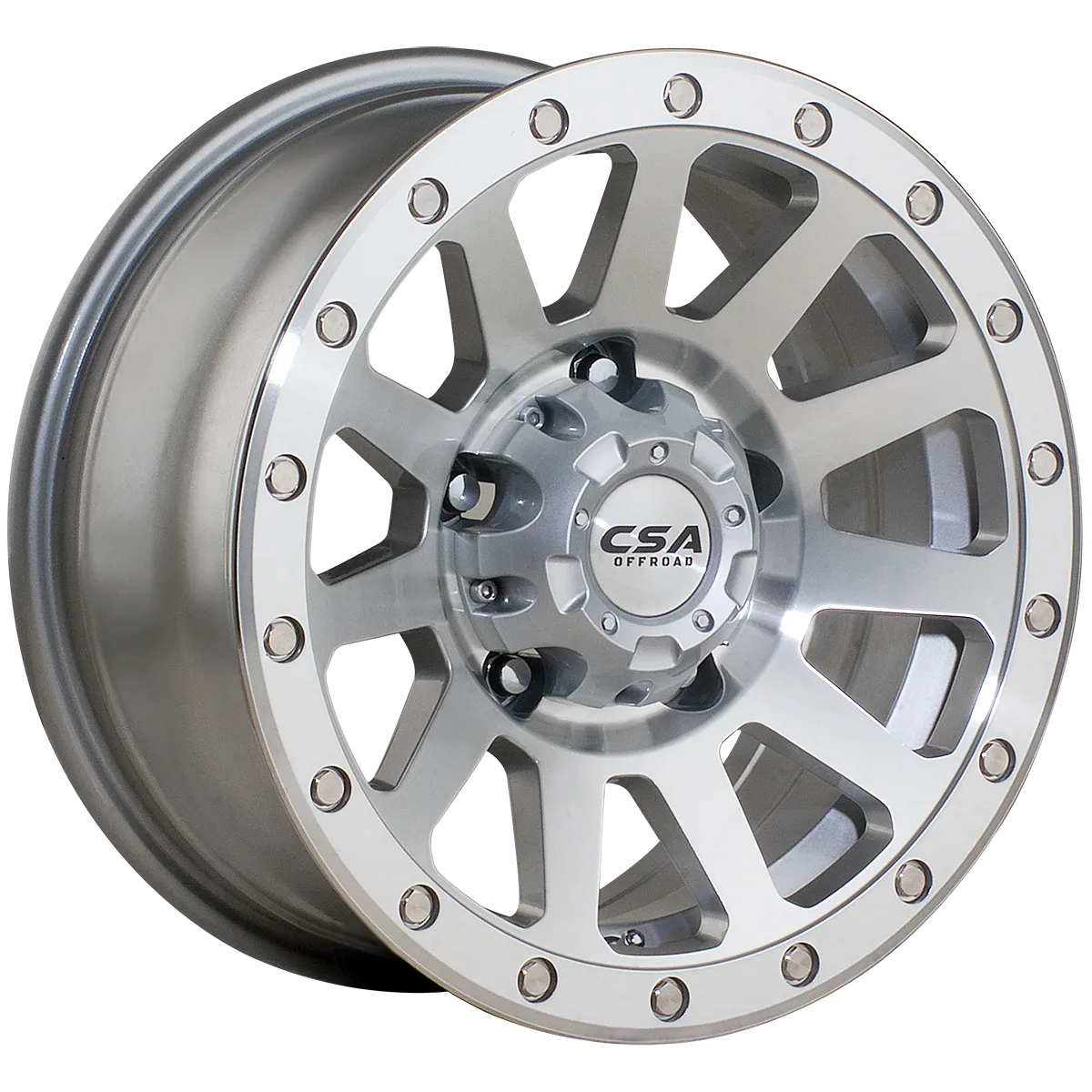 CSA Ridgeline Machined Alloy Wheel *15x7" ET0 (Jimny Models 2018-Current XL 5-Door, GLX & Lite 3-Door)