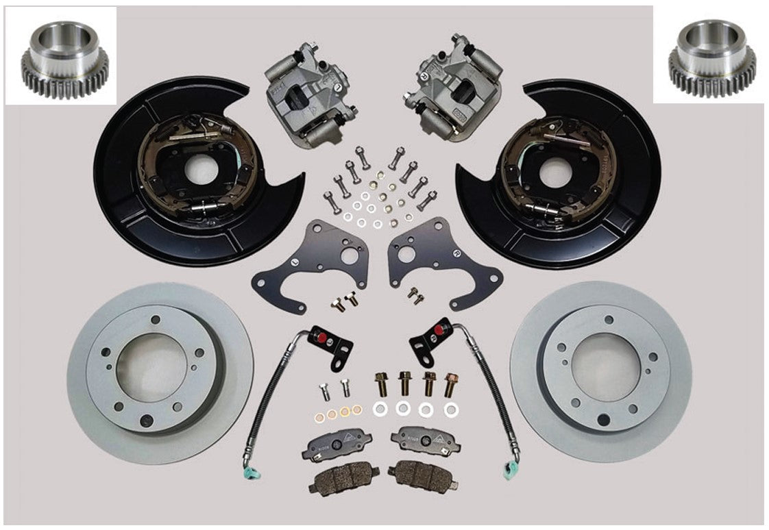 PEDDERS Rear Drum to Disc Brake Conversion Kit (Jimny Models 2018-Current XL 5-Door, GLX & Lite 3-Door)