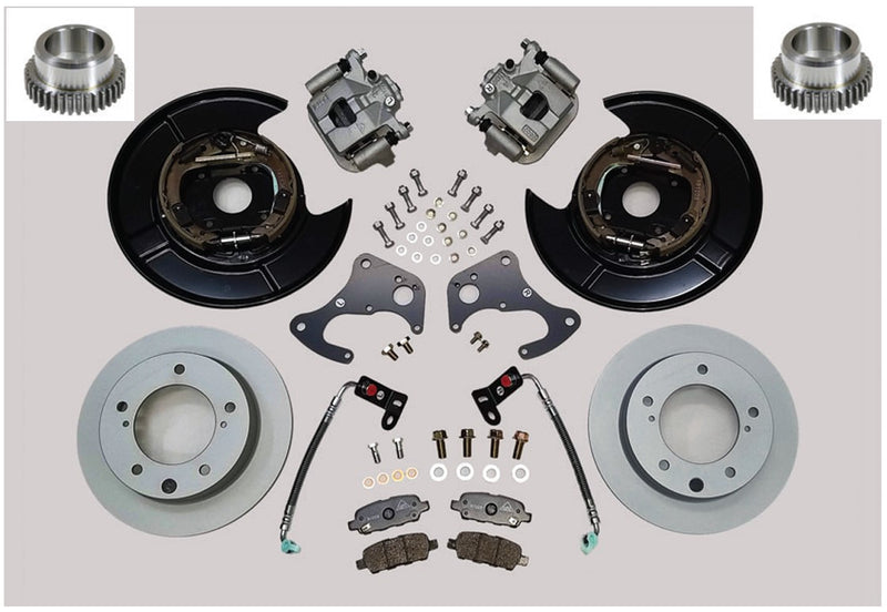 PEDDERS Rear Drum to Disc Brake Conversion Kit (Jimny Models 2018-Current GLX & Lite)