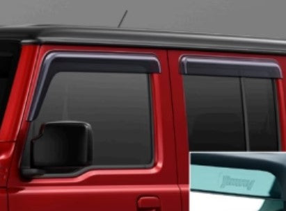 Spectr Slimline Weather Shields - Tinted Black (Jimny Models 2018-Current XL 5-Door, GLX & Lite 3-Door)