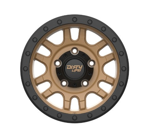 DIRTY LIFE Canyon Pro - Dark Matte Bronze Alloy Wheel *15x7" ET3 8.4kgs (Jimny Models 2018-Current XL 5-Door, GLX & Lite 3-Door)