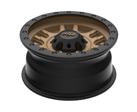 DIRTY LIFE Canyon Pro - Dark Matte Bronze Alloy Wheel *15x7" ET3 8.4kgs (Jimny Models 2018-Current XL 5-Door, GLX & Lite 3-Door)