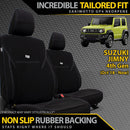 RAZORBACK 4X4 Neoprene Seat Covers (Jimny Models 2018-Current GLX & Lite)