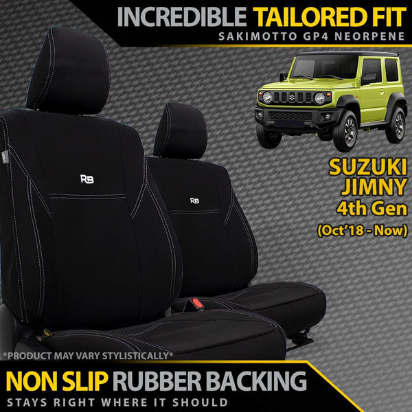 RAZORBACK 4X4 Neoprene Seat Covers (Jimny Models 2018-Current GLX Li