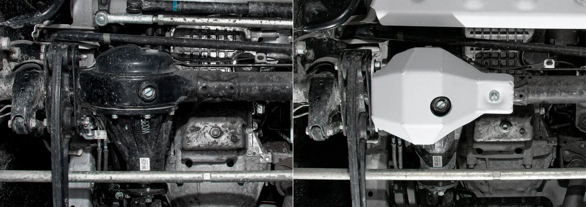 RIVAL 4x4 Front Differential Bash Plate - Aluminium (Jimny Models 2018-Current XL 5-Door, GLX & Lite 3-Door)