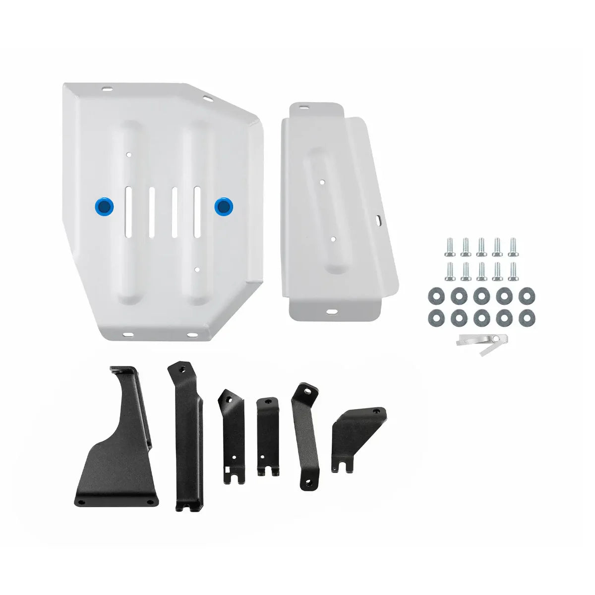 RIVAL 4x4 Fuel Tank & Filter Bash Plate - Aluminium (Jimny Models 2018-Current XL 5-Door, GLX & Lite 3-Door)