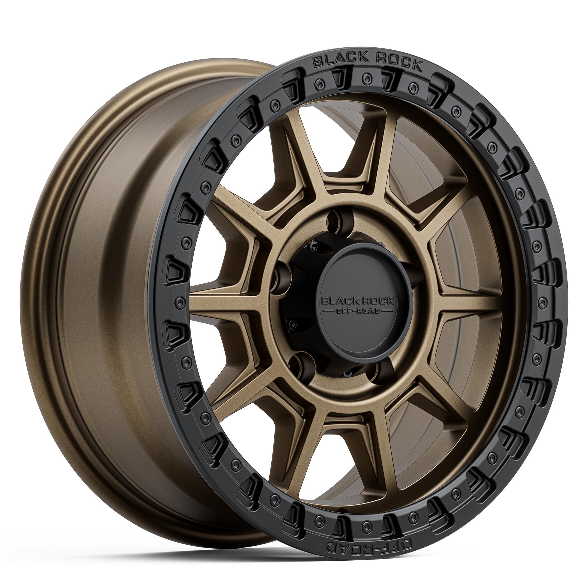 BLACK ROCK WHEELS Gunner 16x7" Alloy Wheel - Dark Bronze (Jimny Models 2018-Current XL 5-Door, GLX & Lite 3-Door)