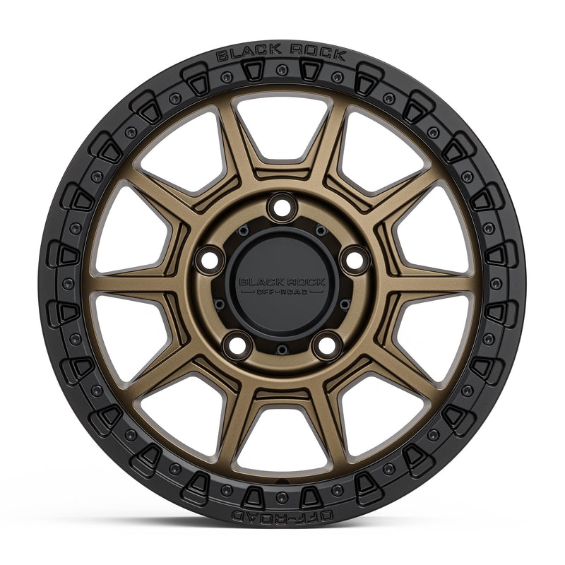 BLACK ROCK WHEELS Gunner 16x7" Alloy Wheel - Dark Bronze (Jimny Models 2018-Current XL 5-Door, GLX & Lite 3-Door)