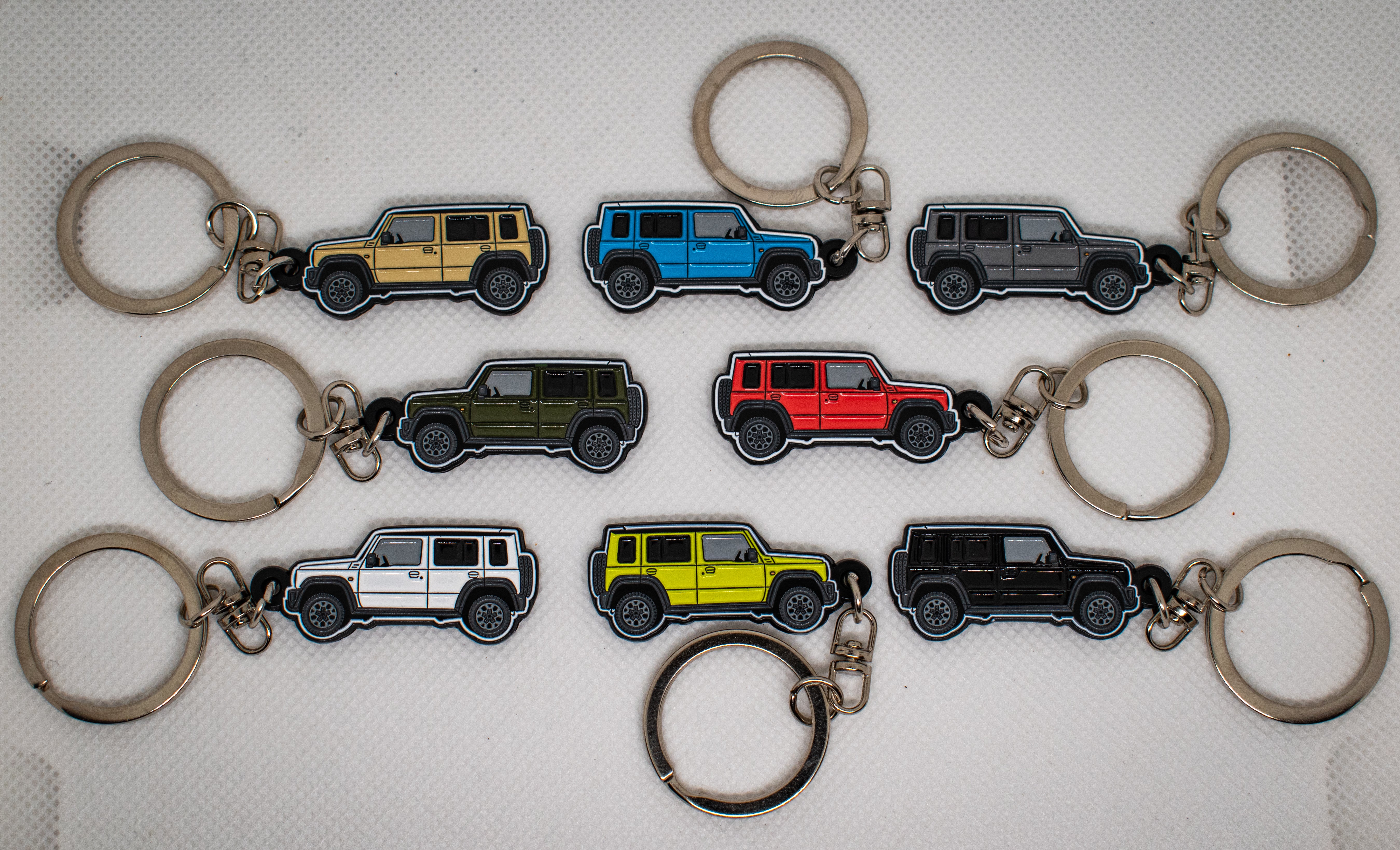 ADVENTURING KEYCHAINS Custom Jimny Keychain (Jimny Models 2023-Current XL 5-Door)