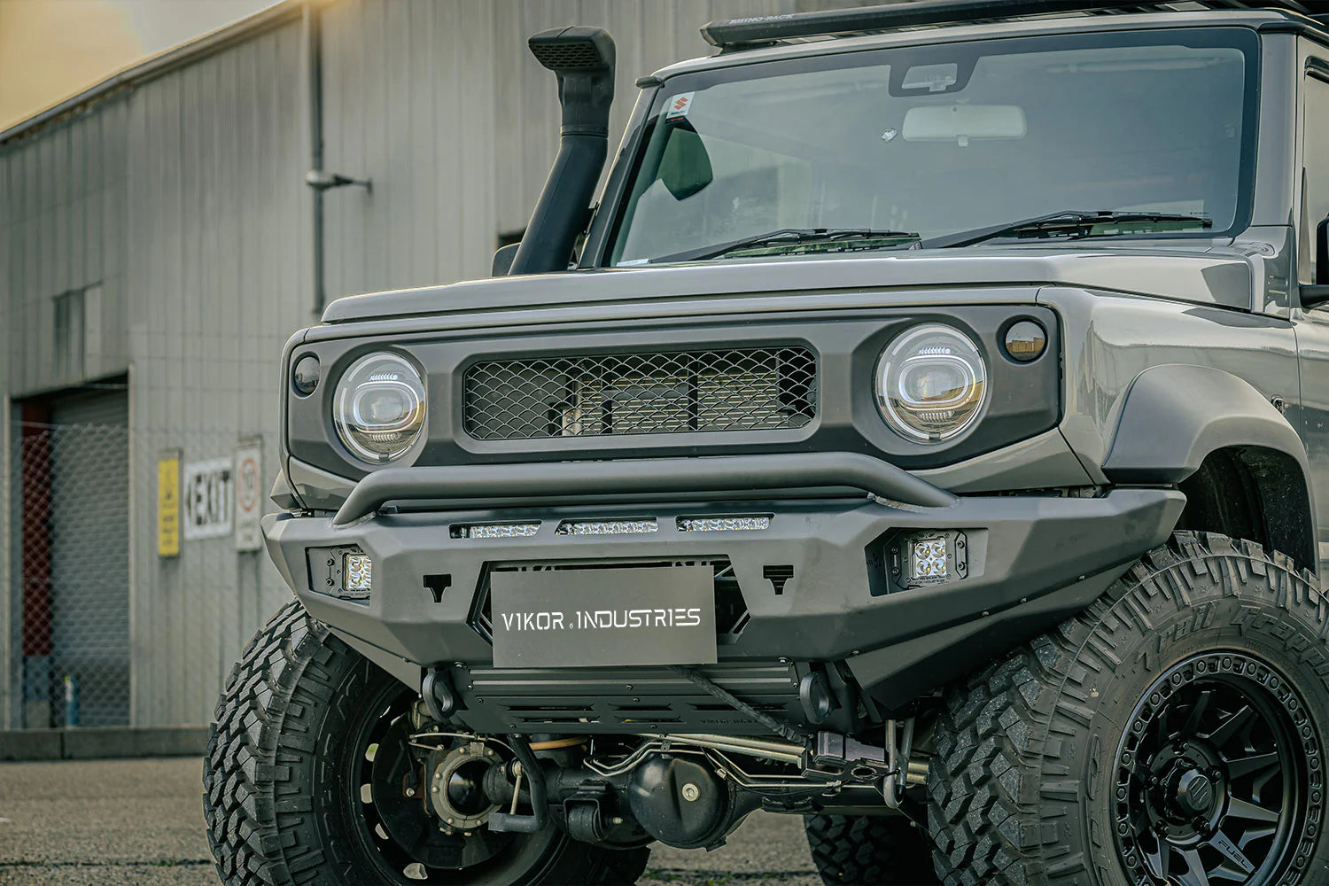 VIKOR INDUSTRIES Diablo Bull Bar - Pre Runner (Jimny Models 2018-Current XL 5-Door, GLX & Lite 3-Door)