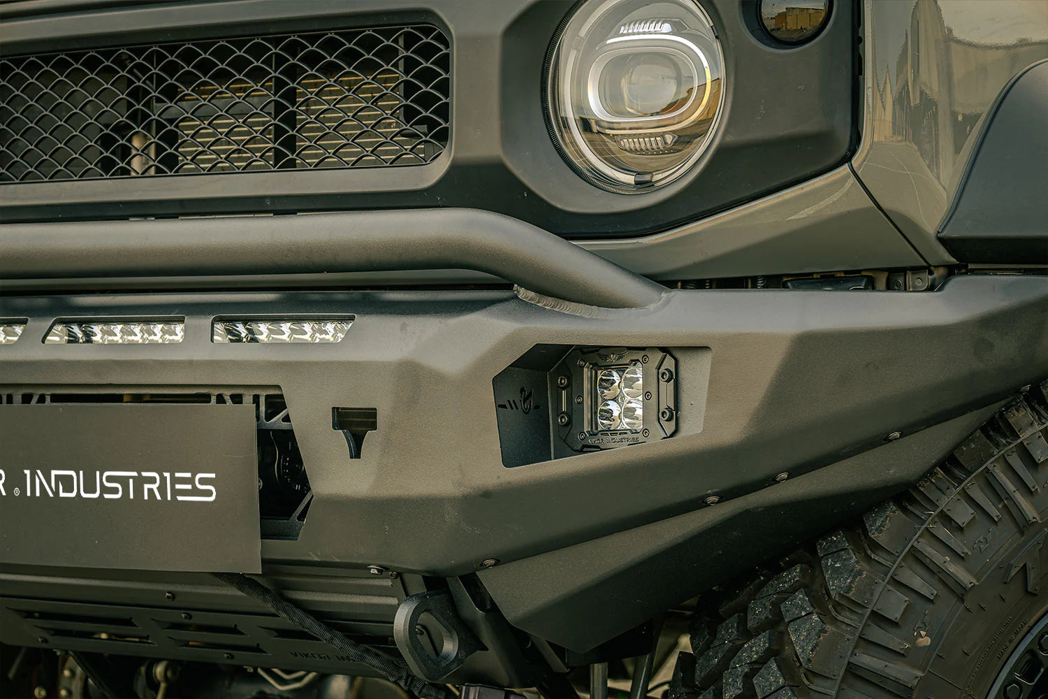 VIKOR INDUSTRIES Diablo Bull Bar - Pre Runner (Jimny Models 2018-Current XL 5-Door, GLX & Lite 3-Door)