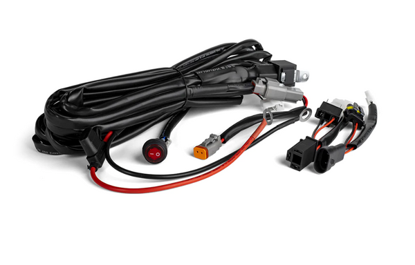 TERALUME INDUSTRIES Quick-Fit LED Auxiliary Lightbar Wiring Harness & Plug-N-Play Headlight Adaptor Plug Bundle (Jimny Models 2018-Current XL, GLX & Lite)
