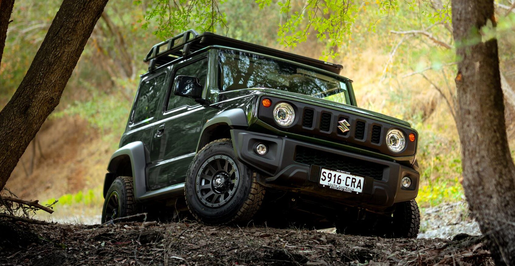 CSA Ridgeline Satin Black Alloy Wheel *15x7" ET0 (Jimny Models 2018-Current XL 5-Door, GLX & Lite 3-Door)