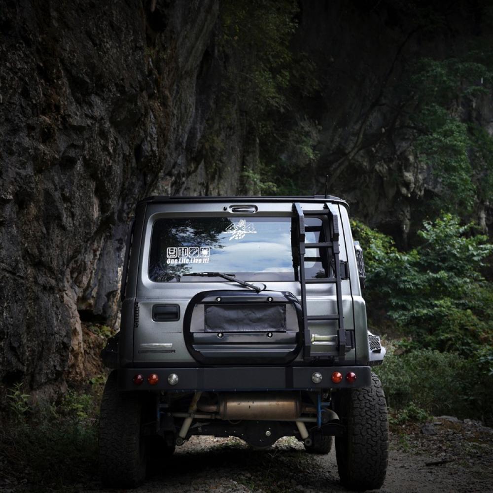 JROAD Rear Ladder with Grab Handles (Jimny Models 2018-Current XL 5-Door, GLX & Lite 3-Door)