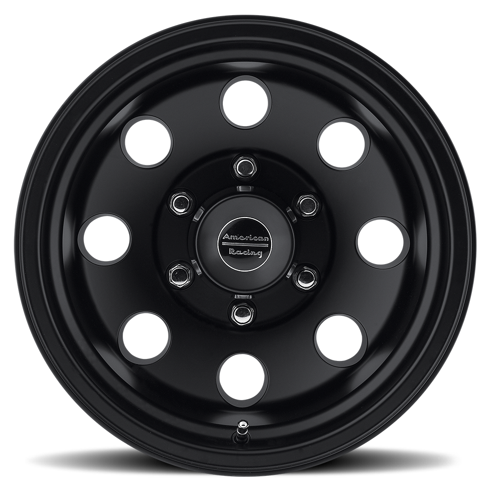 AMERICAN RACING Baja - Satin Black Alloy Wheel *15x7" ET-6 (Jimny Models 2018-Current XL 5-Door, GLX & Lite 3-Door)