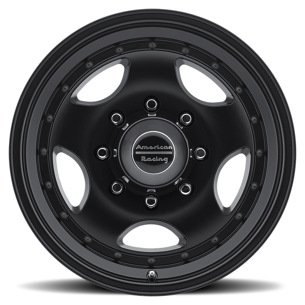 AMERICAN RACING AR23 - Satin Black Wheel *15x8" ET-19 (Jimny Models 2018-Current XL 5-Door, GLX & Lite 3-Door)