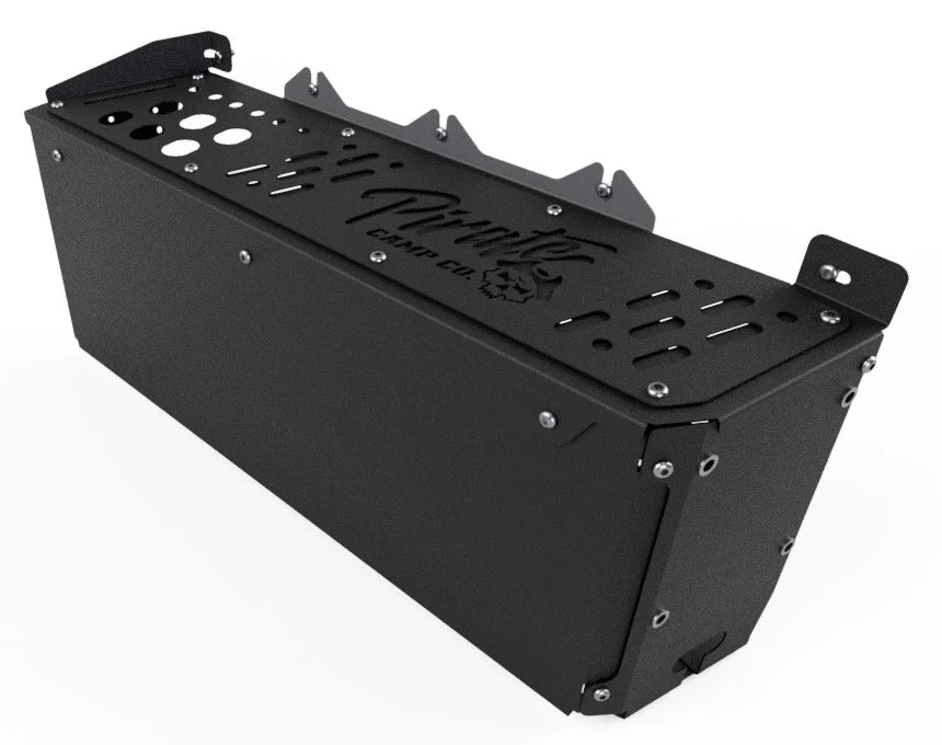 PIRATE CAMP CO Rear Cargo Bay Auxilary Battery Mount with Power Panel (Jimny Models 2018-Current GLX & Lite 3-Door)