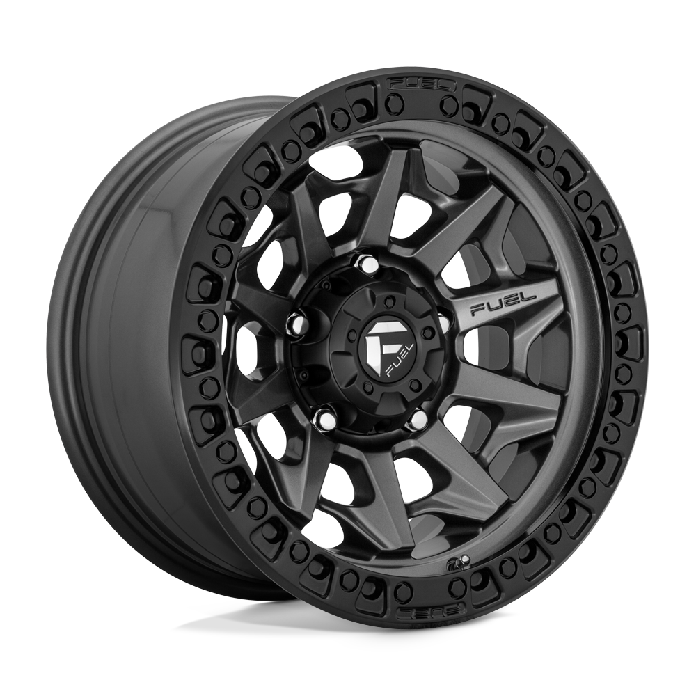 FUEL OFF-ROAD D694 Covert - Matte Gun Metal Alloy Wheel *15X8" ET-19 (Jimny Models 2018-Current XL 5-Door, GLX & Lite 3-Door)