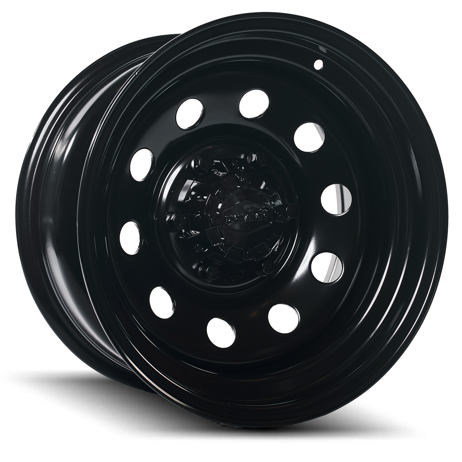 DYNAMIC WHEEL CO. Round Hole Black Steel Wheel *15x7" ET-12  (Jimny Model 2023-Current XL 5-Door)