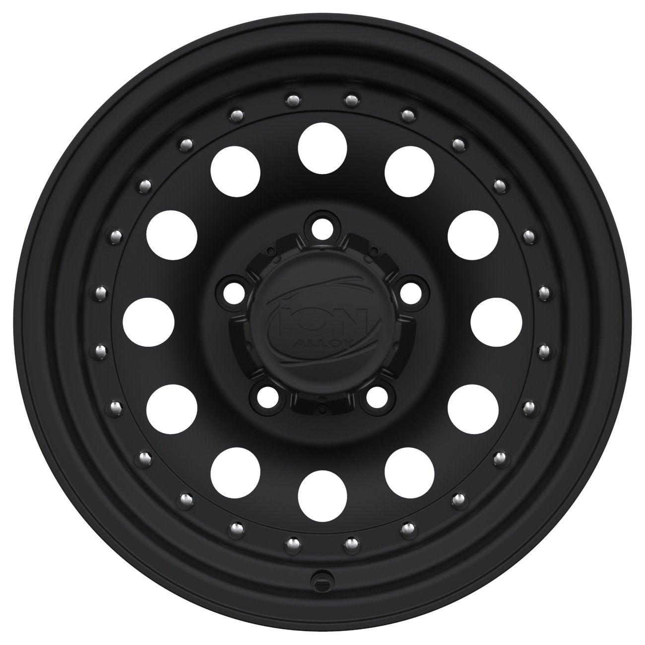 ION WHEELS 71 Series Alloy Wheel - Matte Black *16x7" ET-8 (Jimny Models 2018-Current XL 5-Door, GLX & Lite 3-Door)