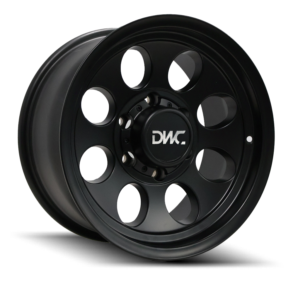 DYNAMIC WHEEL CO. Legend Alloy Wheel - Black *15x8" ET-19 (Jimny Models 2018-Current XL 5-Door, GLX & Lite 3-Door)