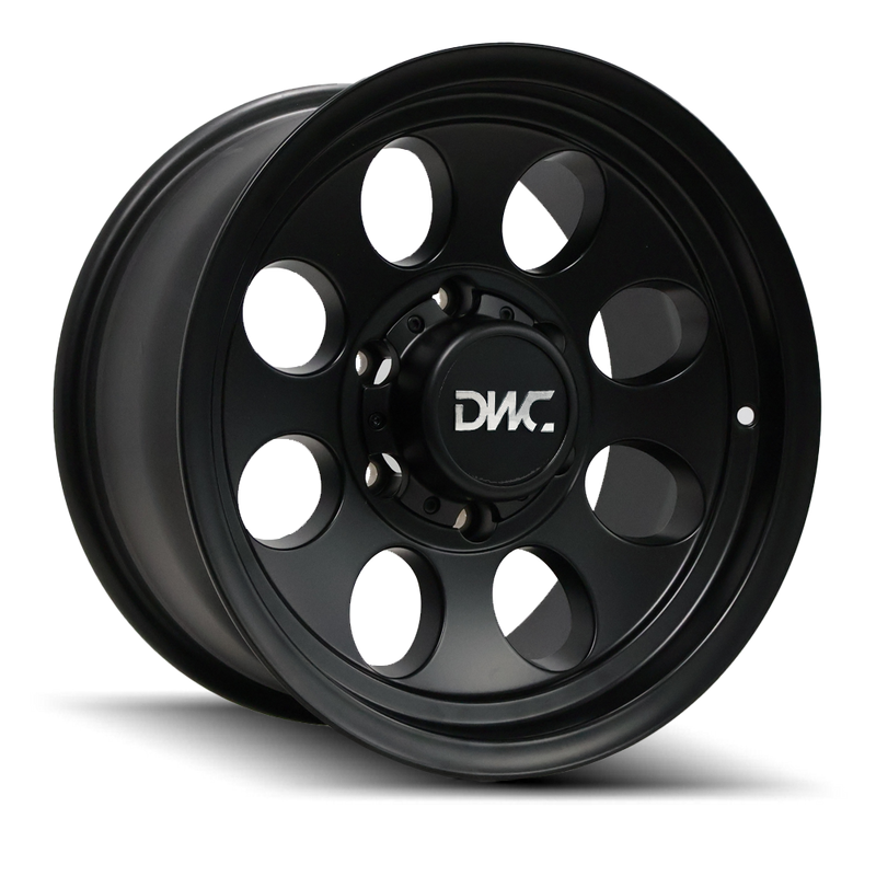 DYNAMIC WHEEL CO. Legend Alloy Wheel - Black *15x8" ET-19 (Jimny Models 2018-Current XL 5-Door, GLX & Lite 3-Door)