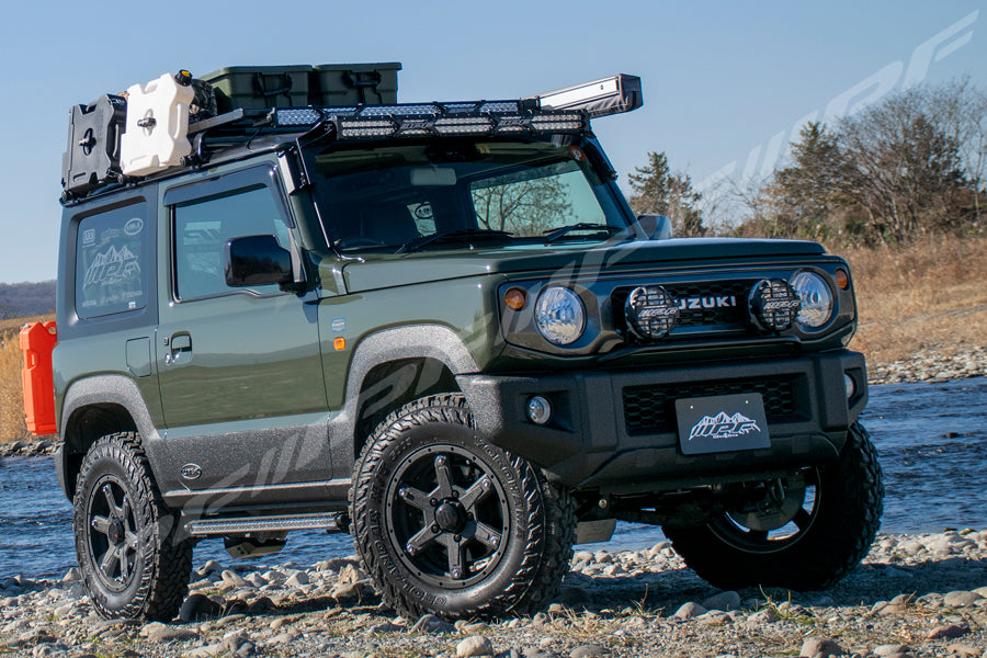 IPF Lightweight Roof Rack System - Awning Bracket Mount Kit (Jimny Models 2018-Current XL 5-Door, GLX & Lite 3-Door)