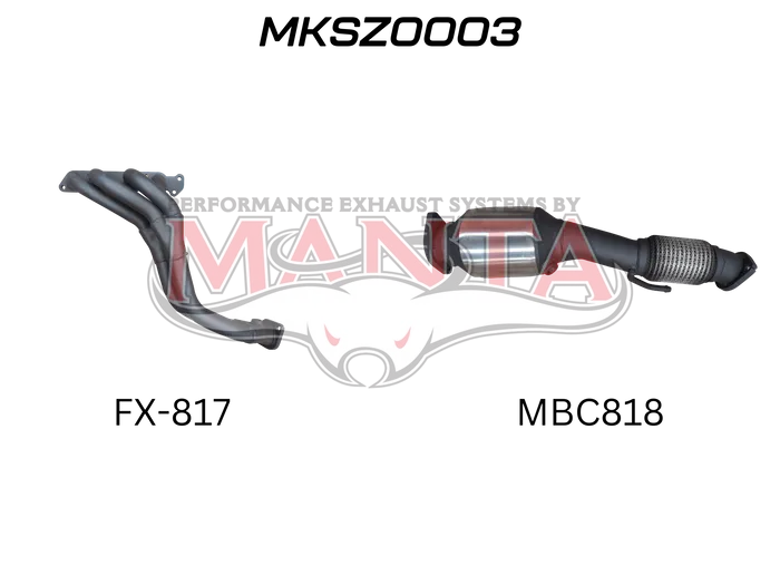 MANTA Catted Performance Exhaust Manifold (Jimny Models 2018-Current GLX & Lite)